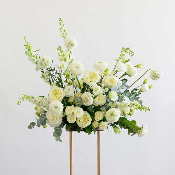 White, green, and accents of gold is classic(Promotion)