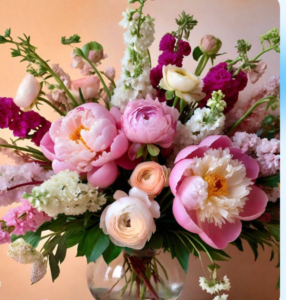 "Peony Bliss Mother's Day Bouquet"