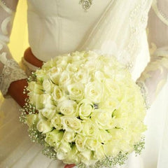 Wedding Hand Bouquet (white) 512-586-9138